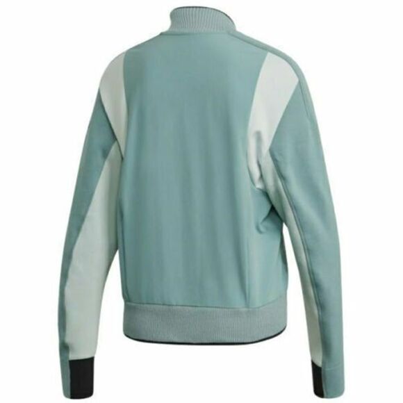 Adidas FK1035 Women's Sz Large USA Volleyball Green Varsity Bomber Jacket $100+ - Picture 5 of 11